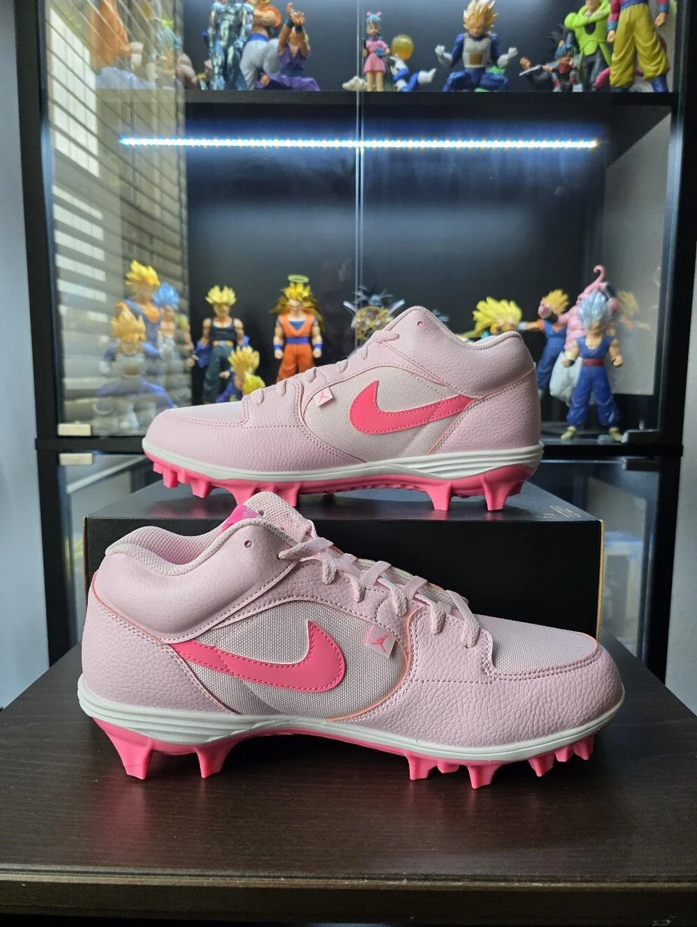 Mens Size 12 Nike Air Jordan Stadium 90 Low TD Pink Football Cleats